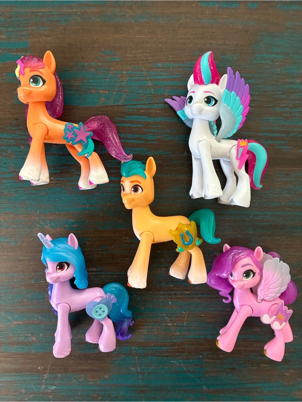 My little pony A New Generation figurine set of 5 posable EUC no box